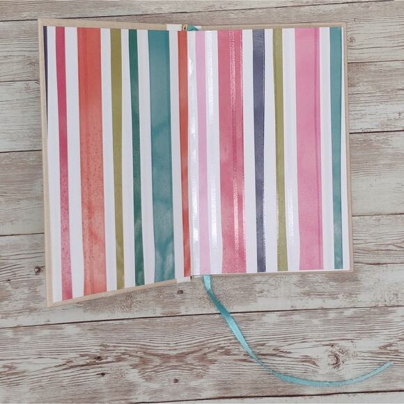 Beige Vintage Book Journal, Blank Book Journal, Recycled Journal - Picture 2 of 6